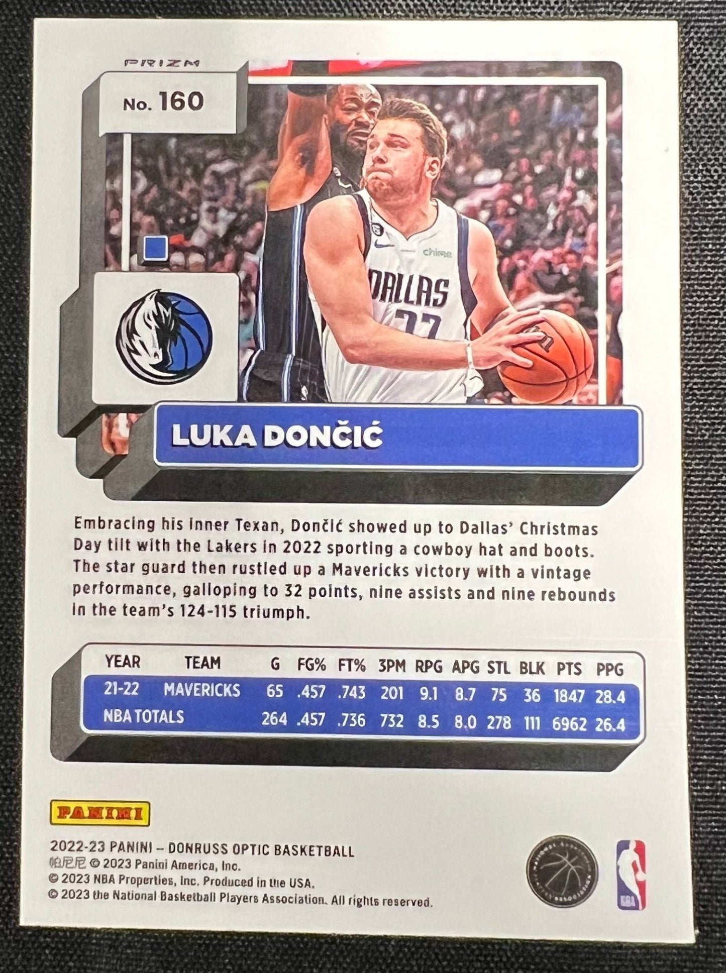 Sport Cards - Basketball Luka Dončić 160 (Panini - Donruss Optic Baskestball) - Fan - Tastic Cards & Comics - Panini