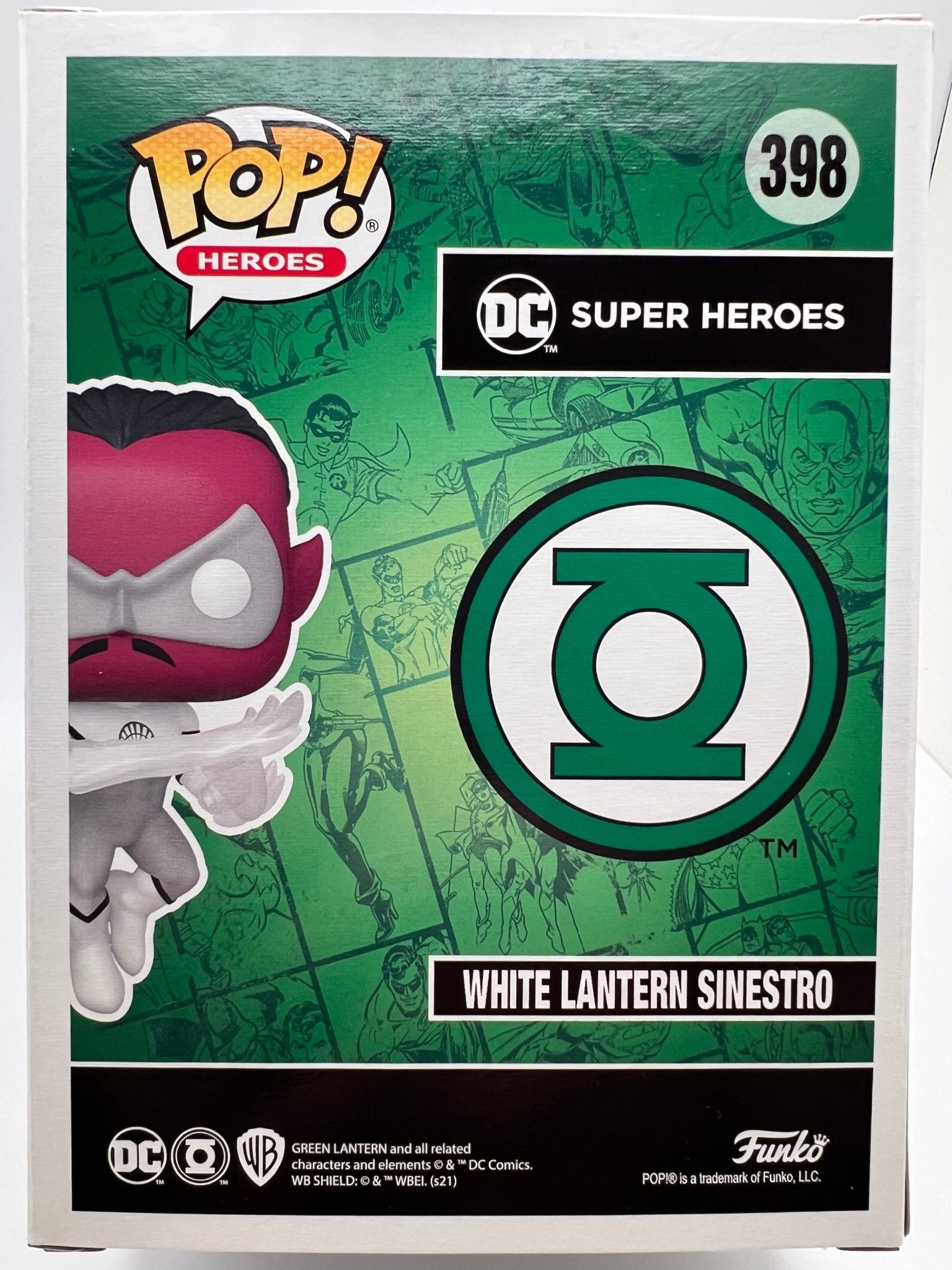Toys and Models - White Lantern Sinestro Funko Pop 398 - Fan - Tastic Cards & Comics - FUNKO