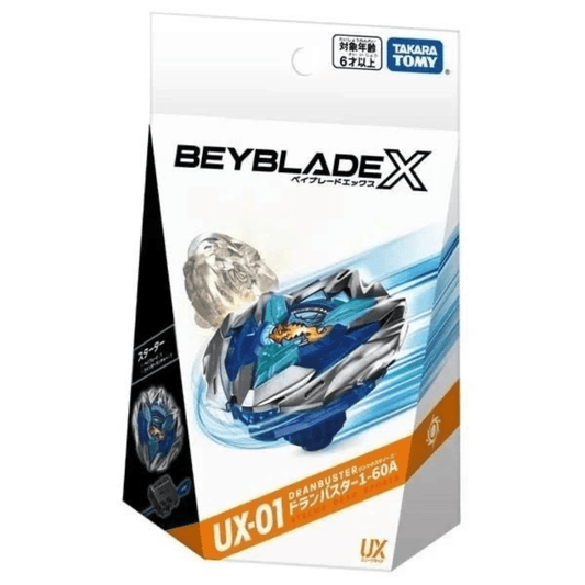 Toys and Models - Beyblade UX - 01 DranBuster - Fan - Tastic Cards & Comics - Takara Tomy