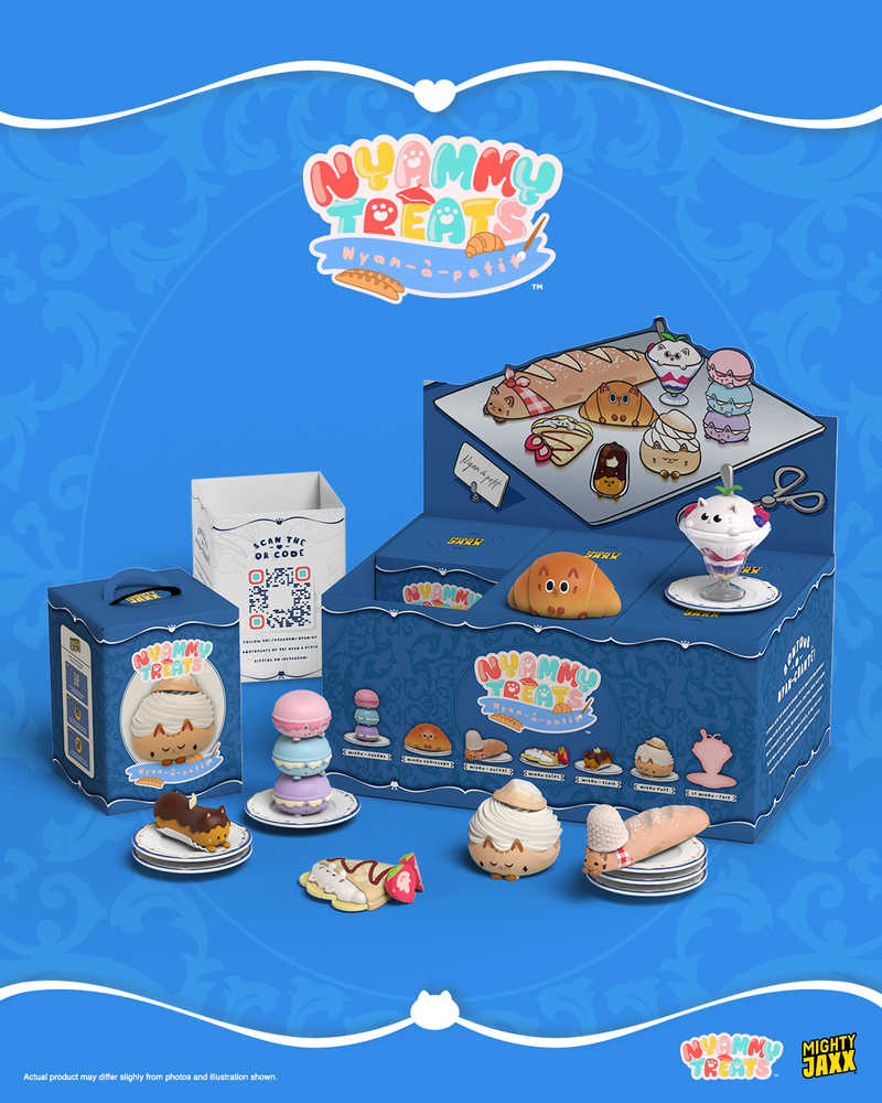 Nyan A Petit By Nyammy Treats Mini Figure 6pc Blind Mystery Box Display