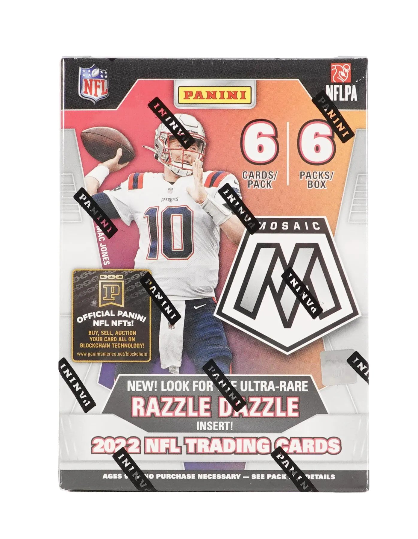 2022 Panini Mosaic Football Blaster Box Trading Cards Look for Exclusive  Orange Fluorescent Parallels! 