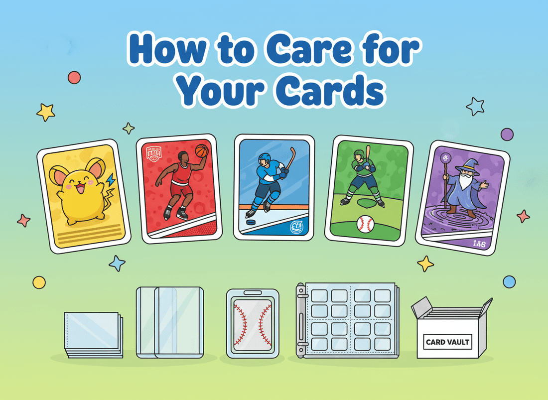 How to Care for Trading Cards: Sleeves, Top Loaders, One-Touch & Storage (Pokémon + Sports) - Fan-Tastic Cards & Comics