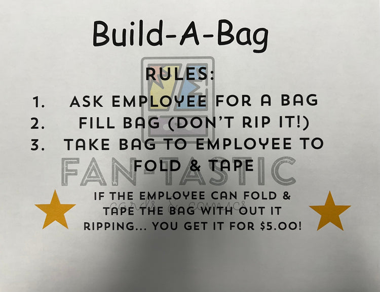 Build-A-Bag - Fan-Tastic Cards & Comics