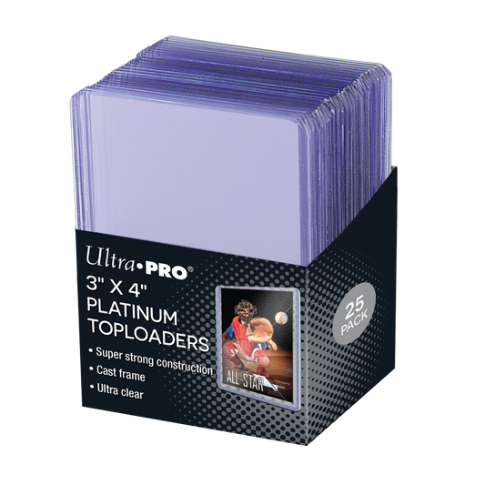 Ultrapro 3"x4" Platinum Toploaders