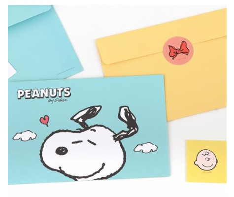 PEANUTS SNOOPY LETTER SET - SNOOPY