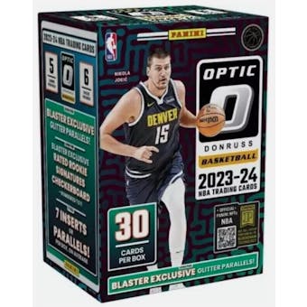 2023/24 Panini Donruss Optic Basketball 6-Pack Blaster Box (Glitter Parallels)