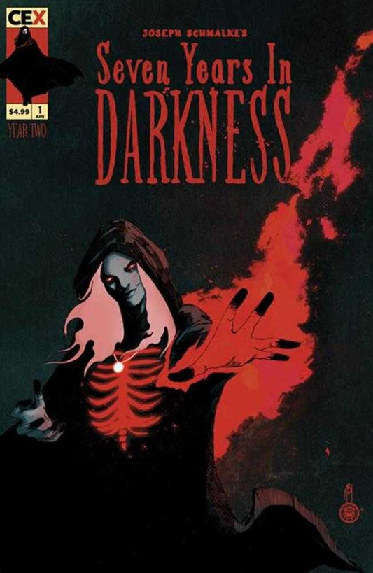 Seven Years In Darkness Year Two #1 (Of 4) Cover B Joseph Schmalke Flame Card Stock Variant