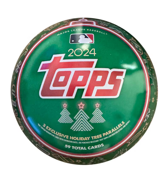 2024 Topps Holiday Baseball Tin