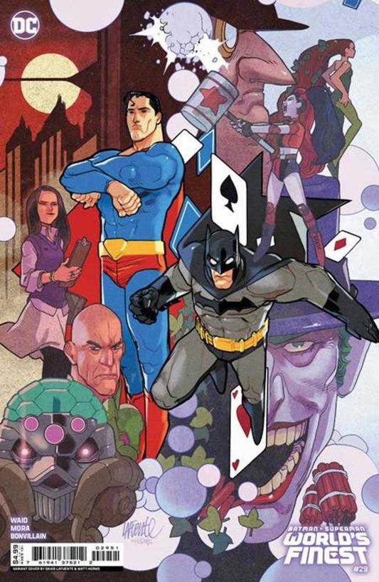 Batman Superman Worlds Finest #29 Cover C David LaFuente Card Stock Variant