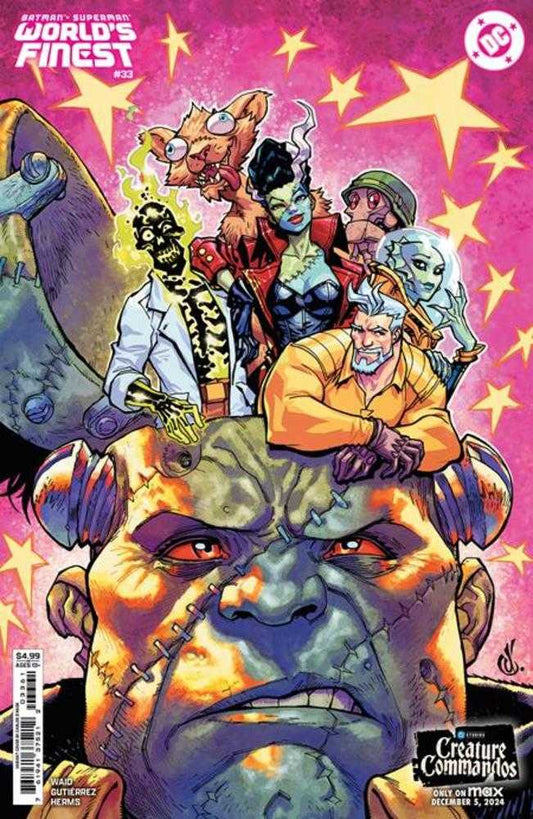 Batman Superman Worlds Finest #33 Cover D Carlos D'Anda Creature Commandos Card Stock Variant