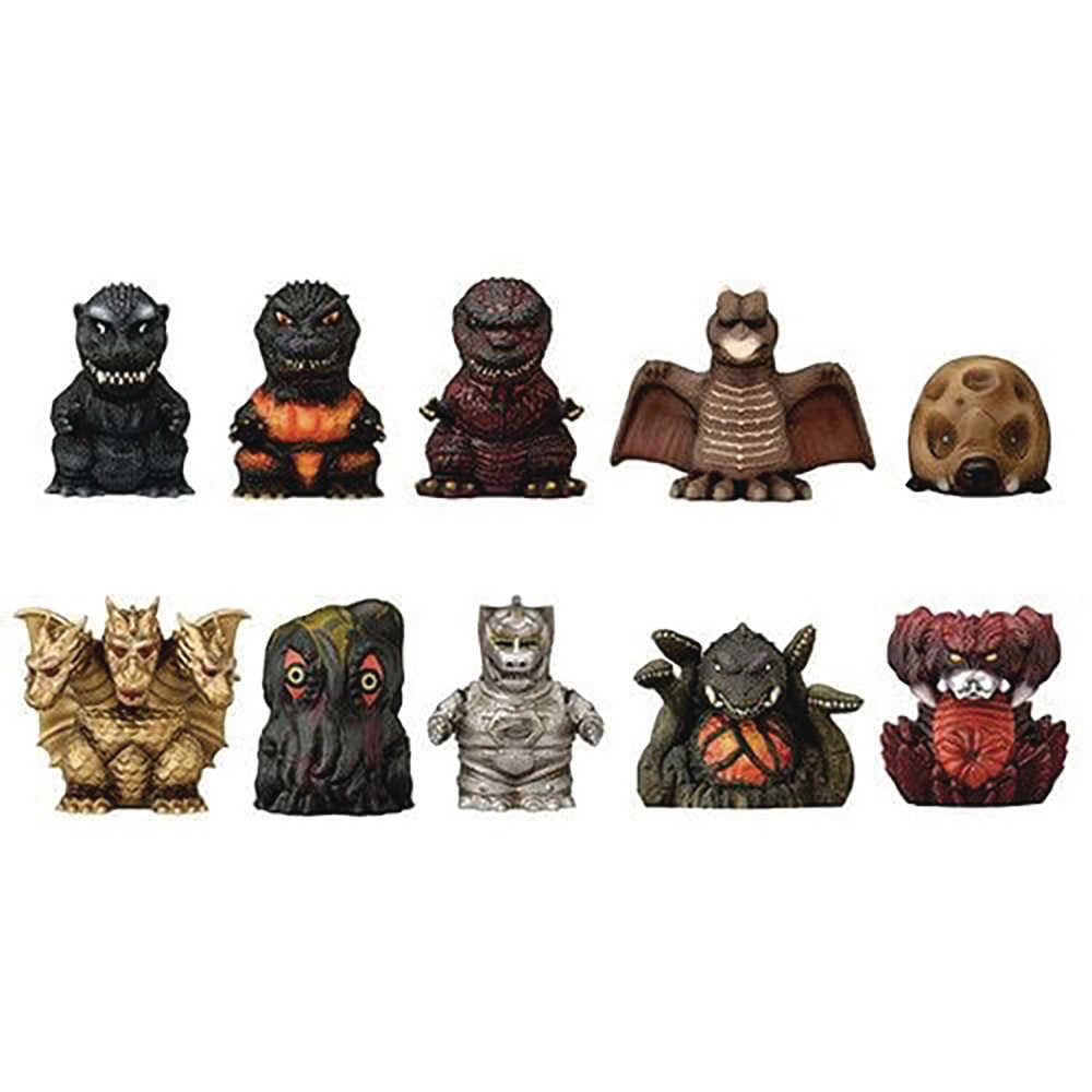 Godzilla Series 1 Finger Puppet 10pc Blind Mystery Box