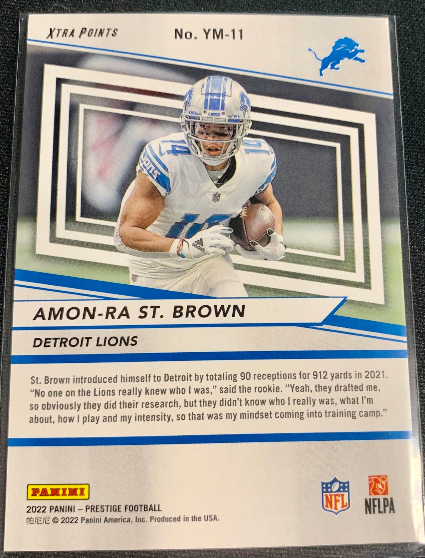 Amon-Ra St. Brown - 2022 Panini Prestige YM-11 - #143/149