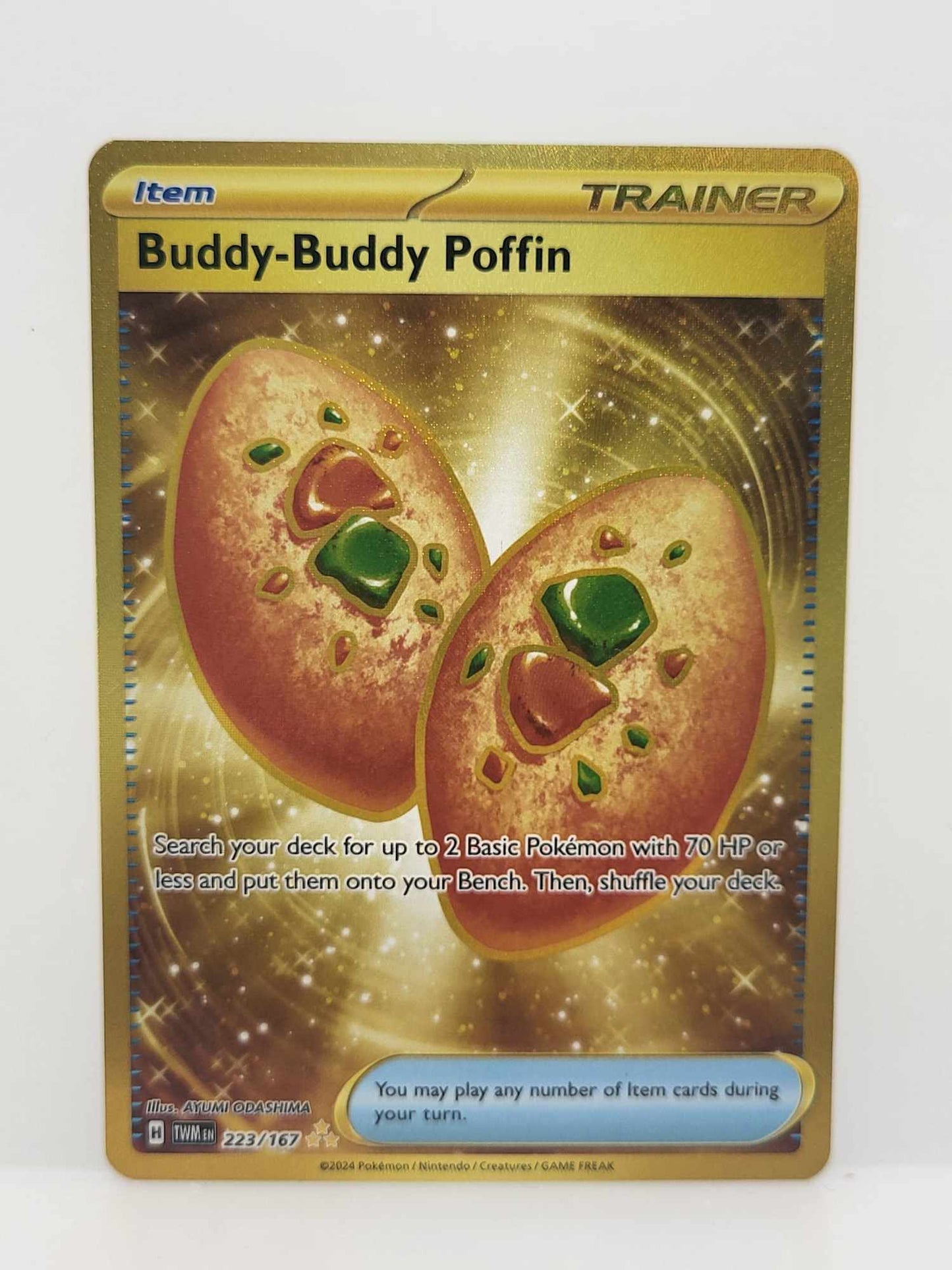 Buddy-Buddy Poffin - #223 TWM - Gold Holo - Full Art - Secret Rare