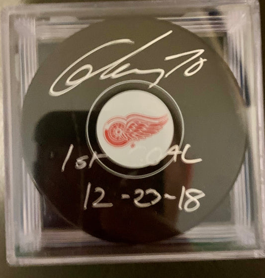 Christoffer Ehn Autographed Puck