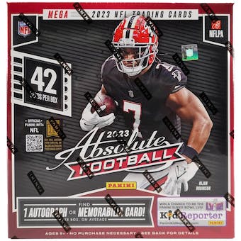 Panini Absolute Football 2023 Mega Box (Black Parallels!)