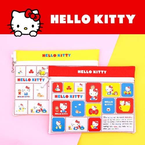 HELLO KITTY SLIM POUCH LARGE