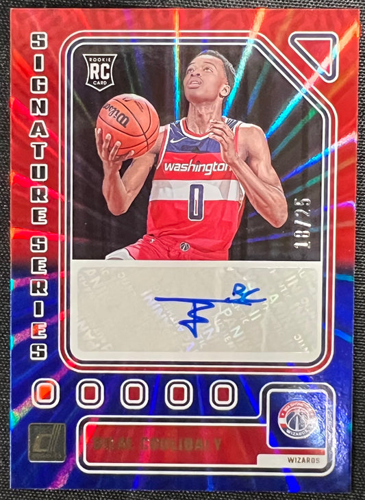 Basketball Bilal Coulibaly #SS-BIL (Panini-Donruss Basketball Autographed)