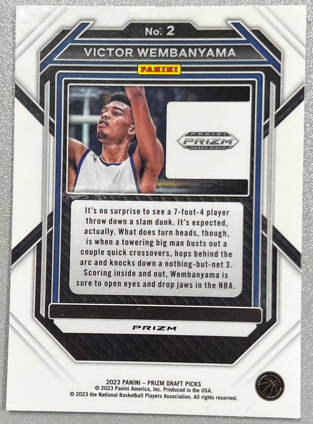 Basketball Victor Wembanyama # 2 (Panini Prizm Draft Picks)