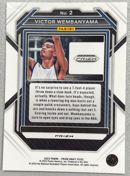Basketball Victor Wembanyama # 2 (Panini Prizm Draft Picks)