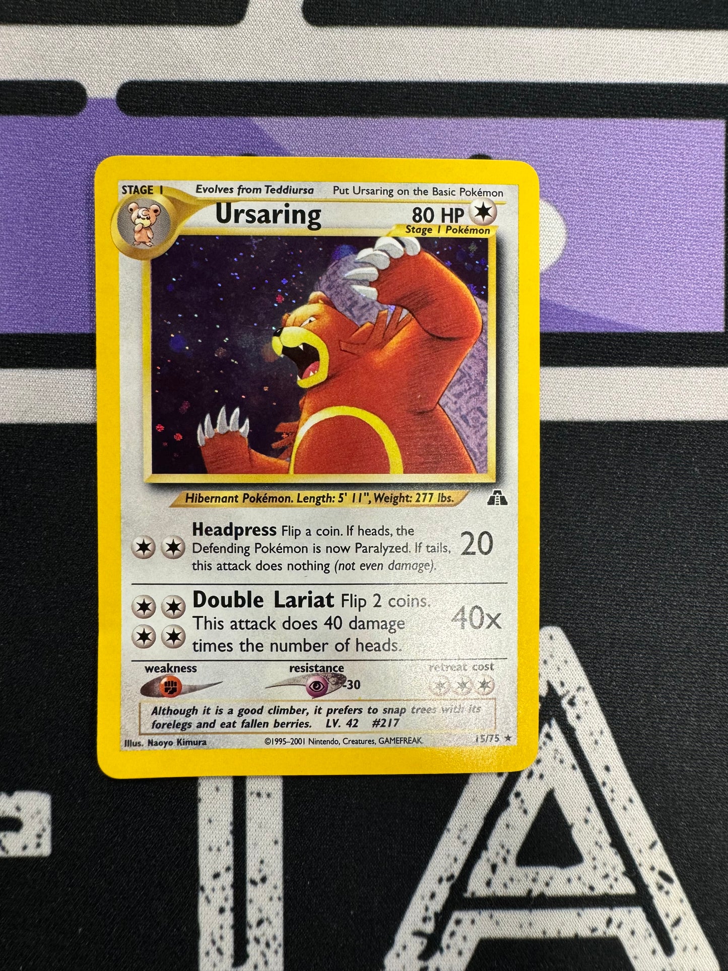 Ursaring -Foil- 15/75 Pokémon Neo Discovery