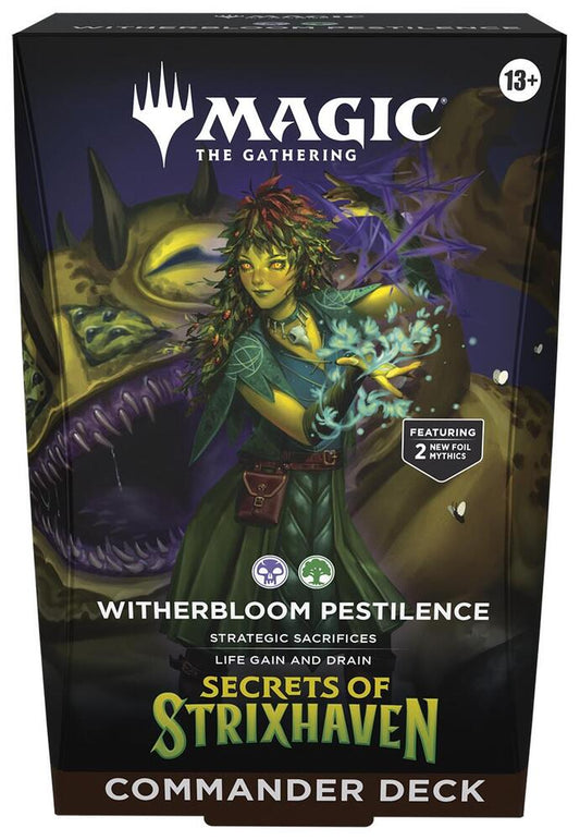 Magic the Gathering Secrets of Strixhaven Commander Deck Witherbloom Pestilence