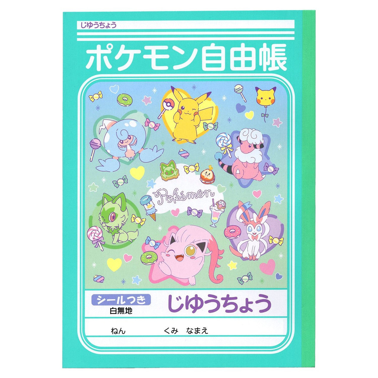 Pokemon Center Original Free Notebook Fancy Time