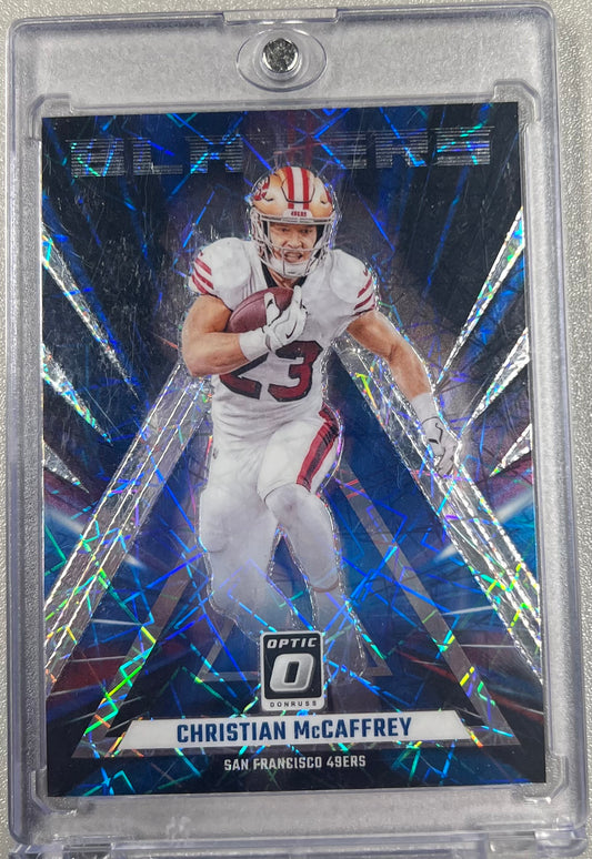 Football Christian McCaffrey #8 (Panini-Donruss Optic Football Blazers)