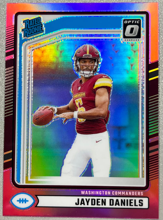 Football Jayden Daniels #389 (Panini-Donruss Football Prizm)