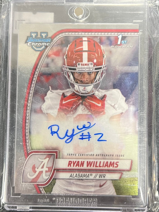 Football Ryan Williams #PA-RWI (Topps Autographed)