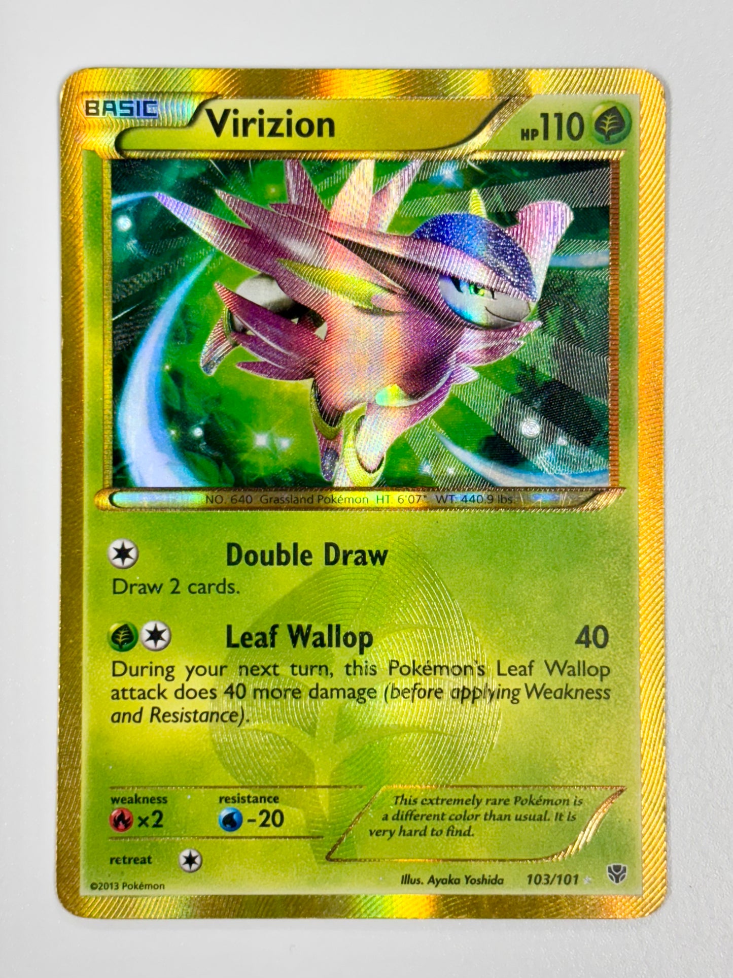 Pokémon Virizion 103/101 Plasma Blast