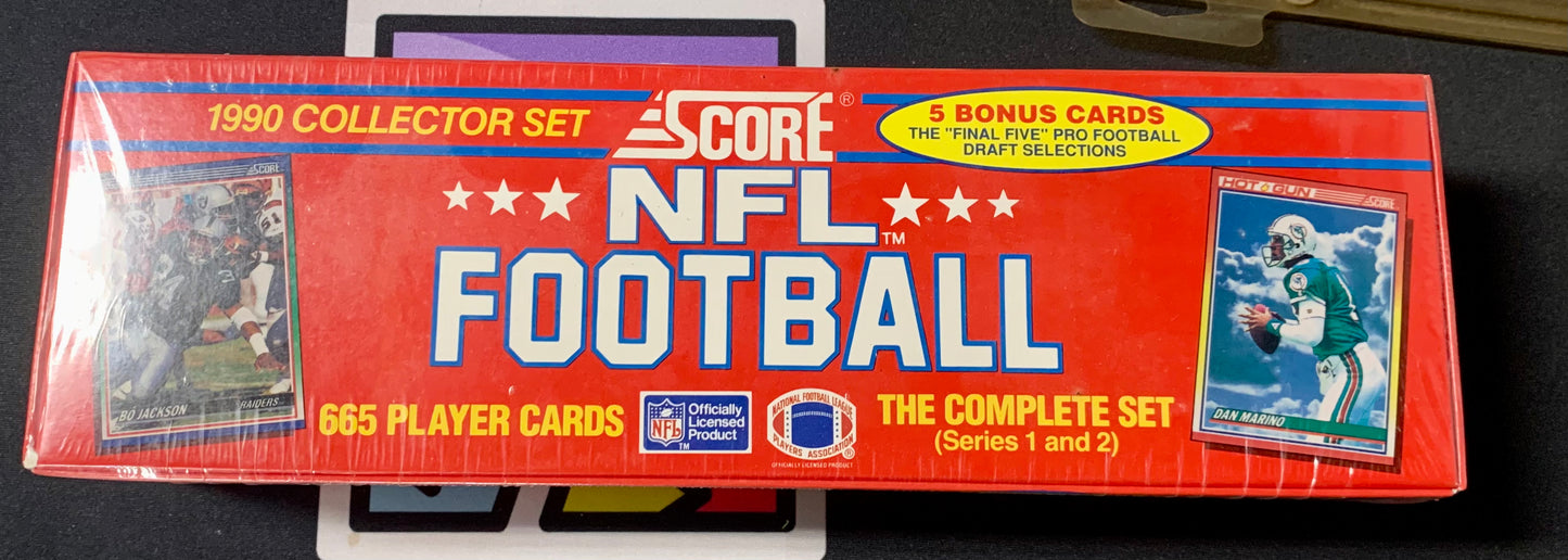 Score 1990 Football Complete set