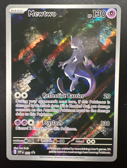 Pokémon Mewtwo 052 Promo Full Art