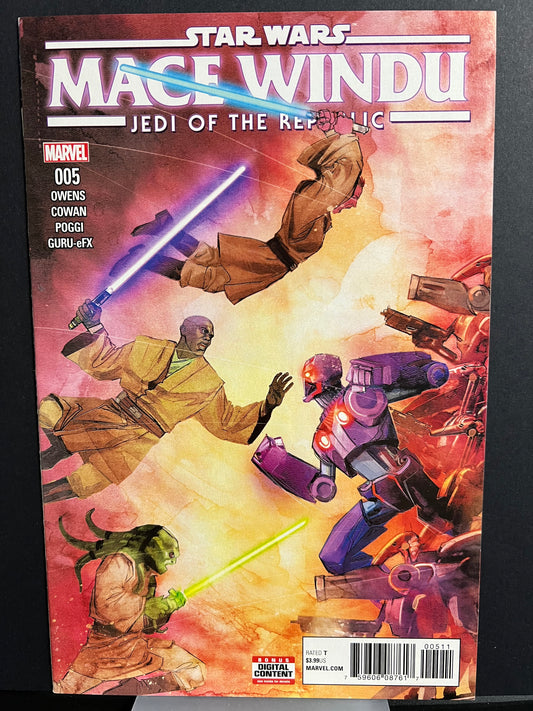 Star Wars Mace Windu Jedi Of The Republic #5