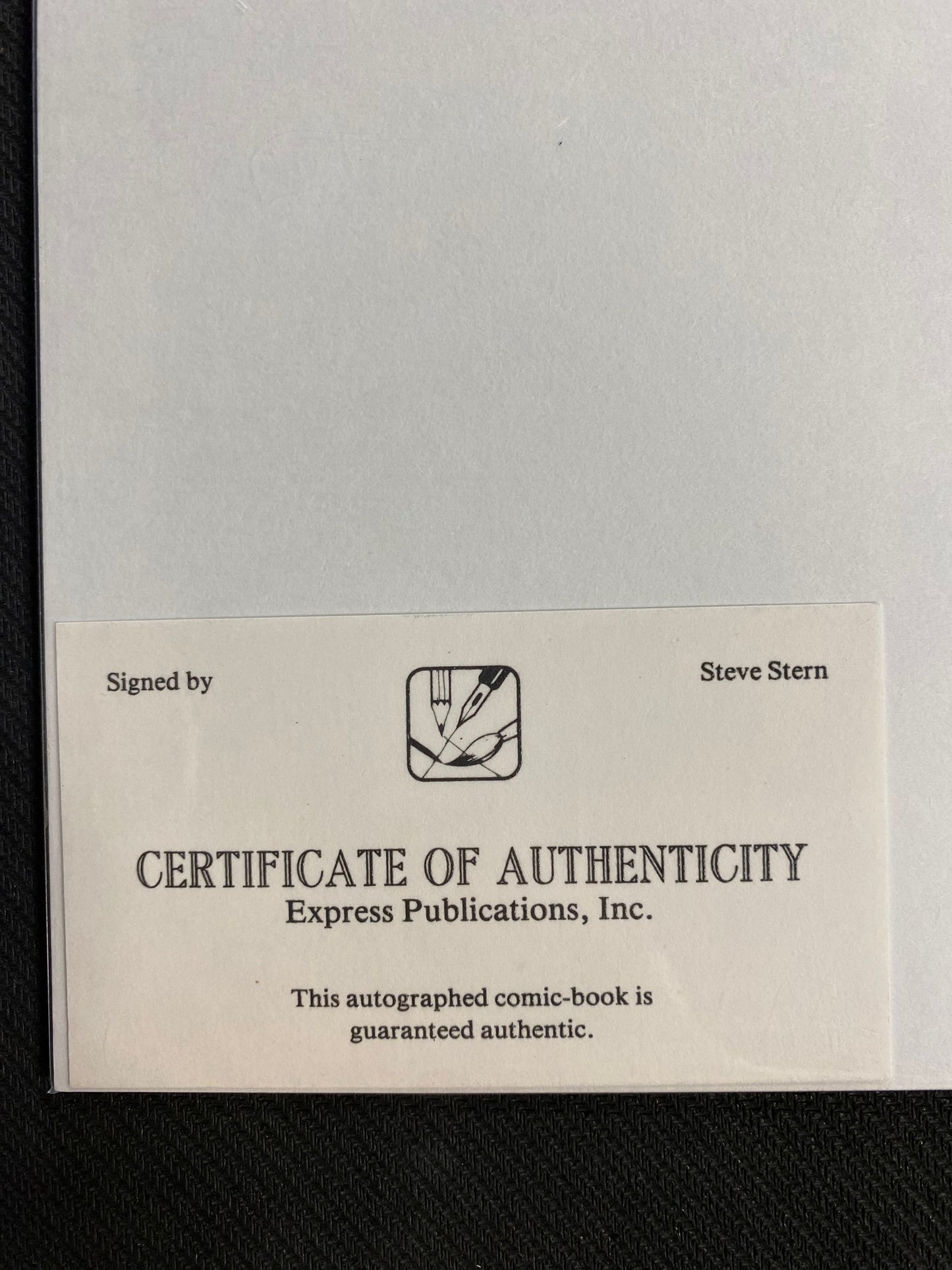 Entity’s Zen #0 (Signed by Steve Stern, COA included)