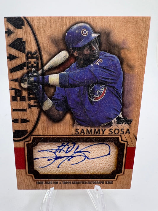 Sammy Sosa - Topps Heavy Lumber  - #HLA-SS -/25 Auto