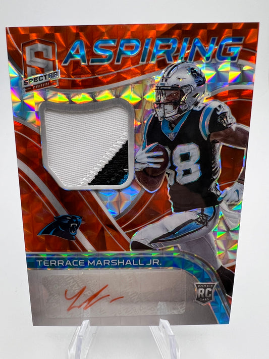 Terrace Marshall Jr. - Panini Spectra - #APA-TM - /15 - Orange Ice Memo Auto