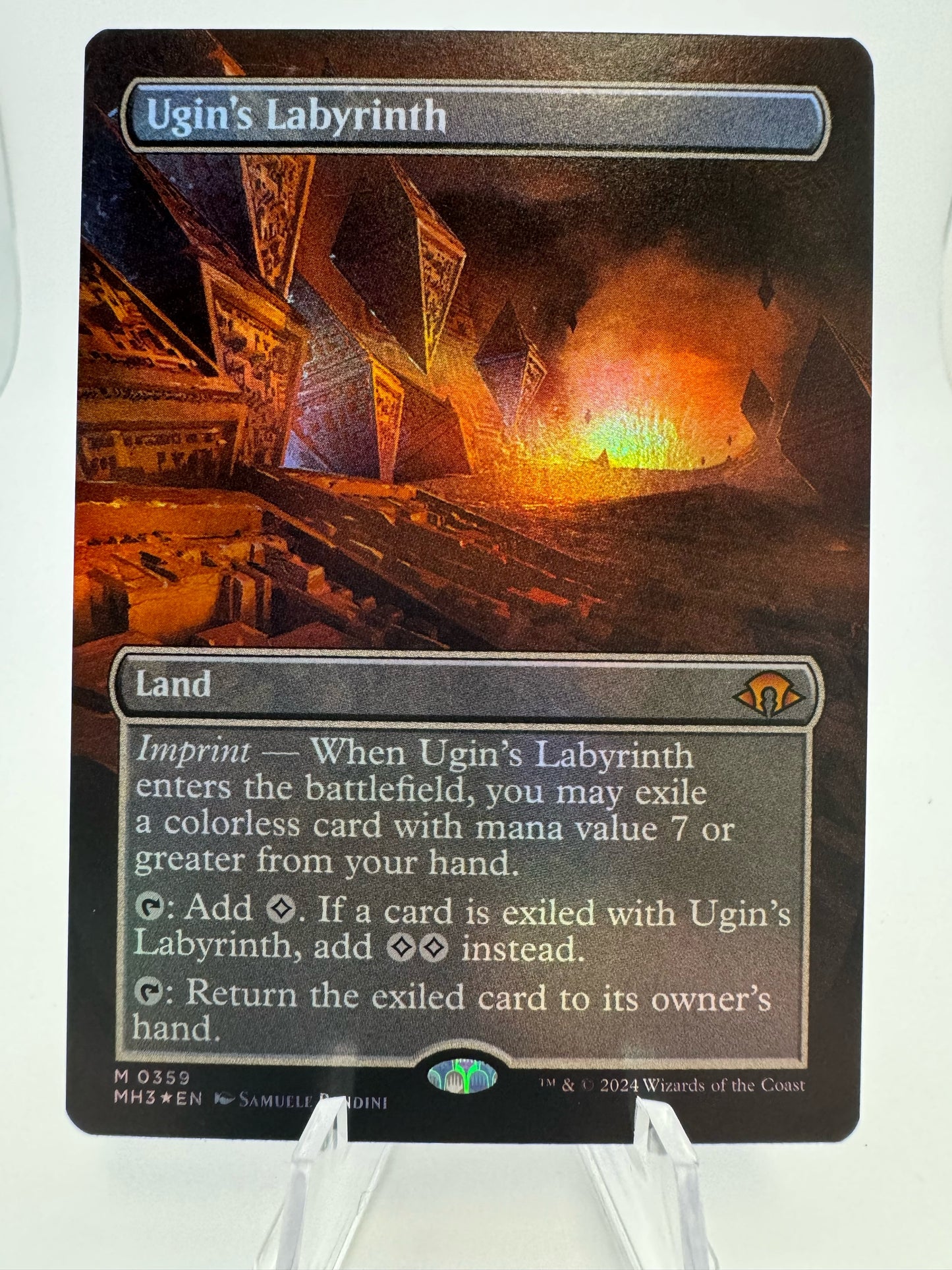 Ugin’s Labyrinth Modern Horizons 3 MTG Mythic Holo