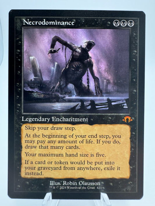 Necrodominance MTG Modern Horizons 3 Retro Frame