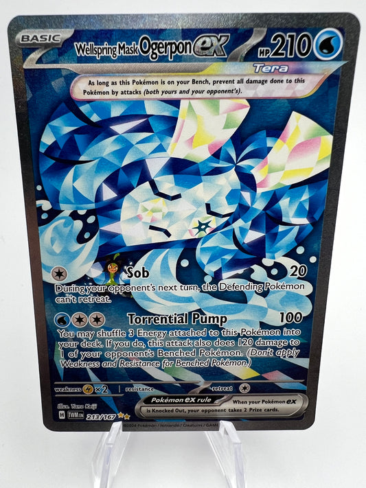 Wellspring Mask Ogrepon EX PokémonTwilight Masquerade SV06 Special Illustration Rare