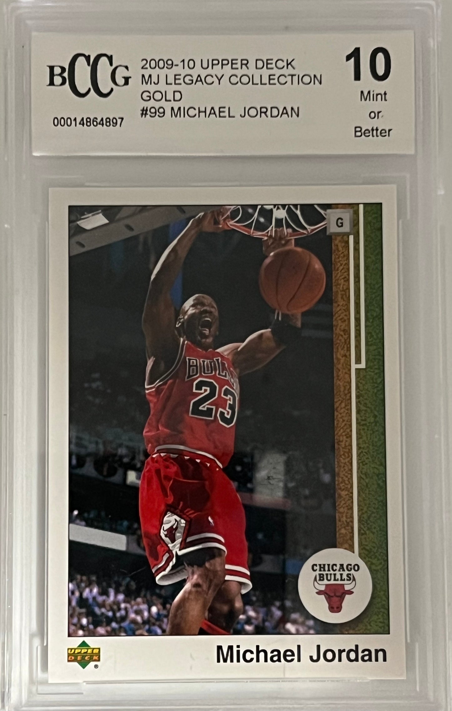 Basketball Michael Jordan #99 MJ Legacy Collection ( BCCG Graded 10)