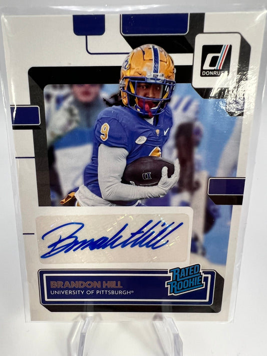 Football Brandon Hill # RRS-BHI (Chronicles Donruss Draft Picks)