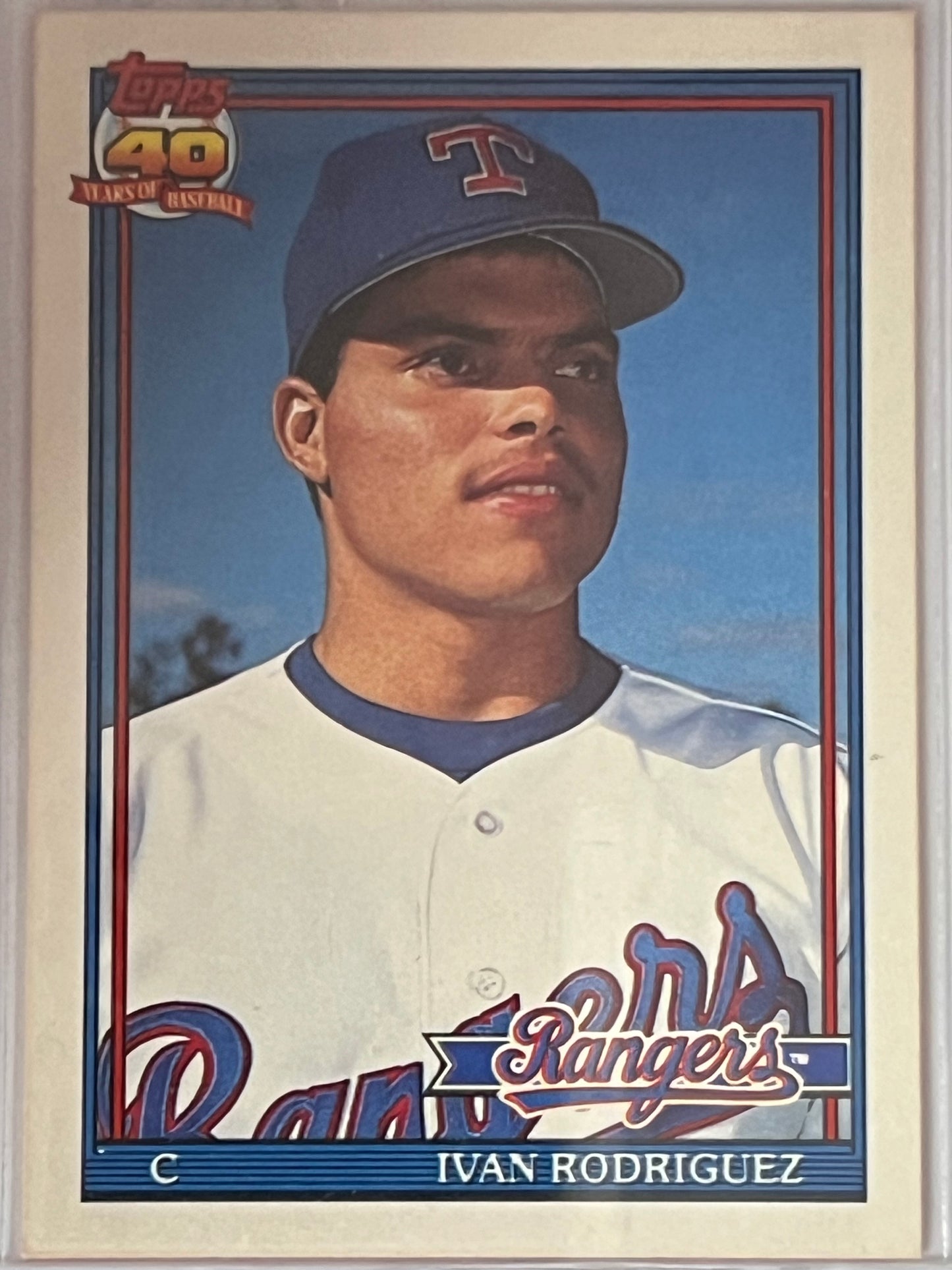 Baseball Ivan Rodriguez 101T (1991 Topps Traded Tiffany)