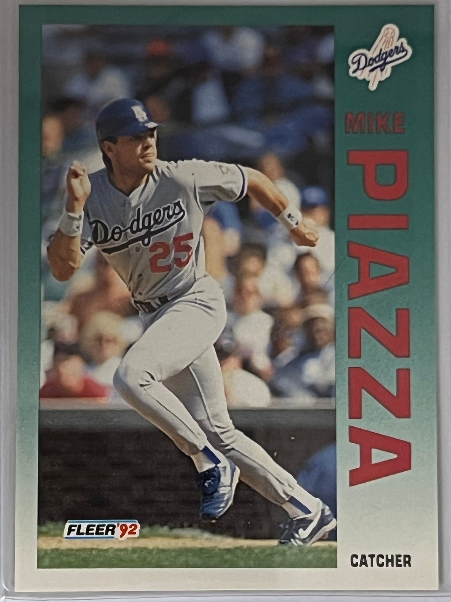 Baseball Mike Piazza #U-92 (1992 Fleer)