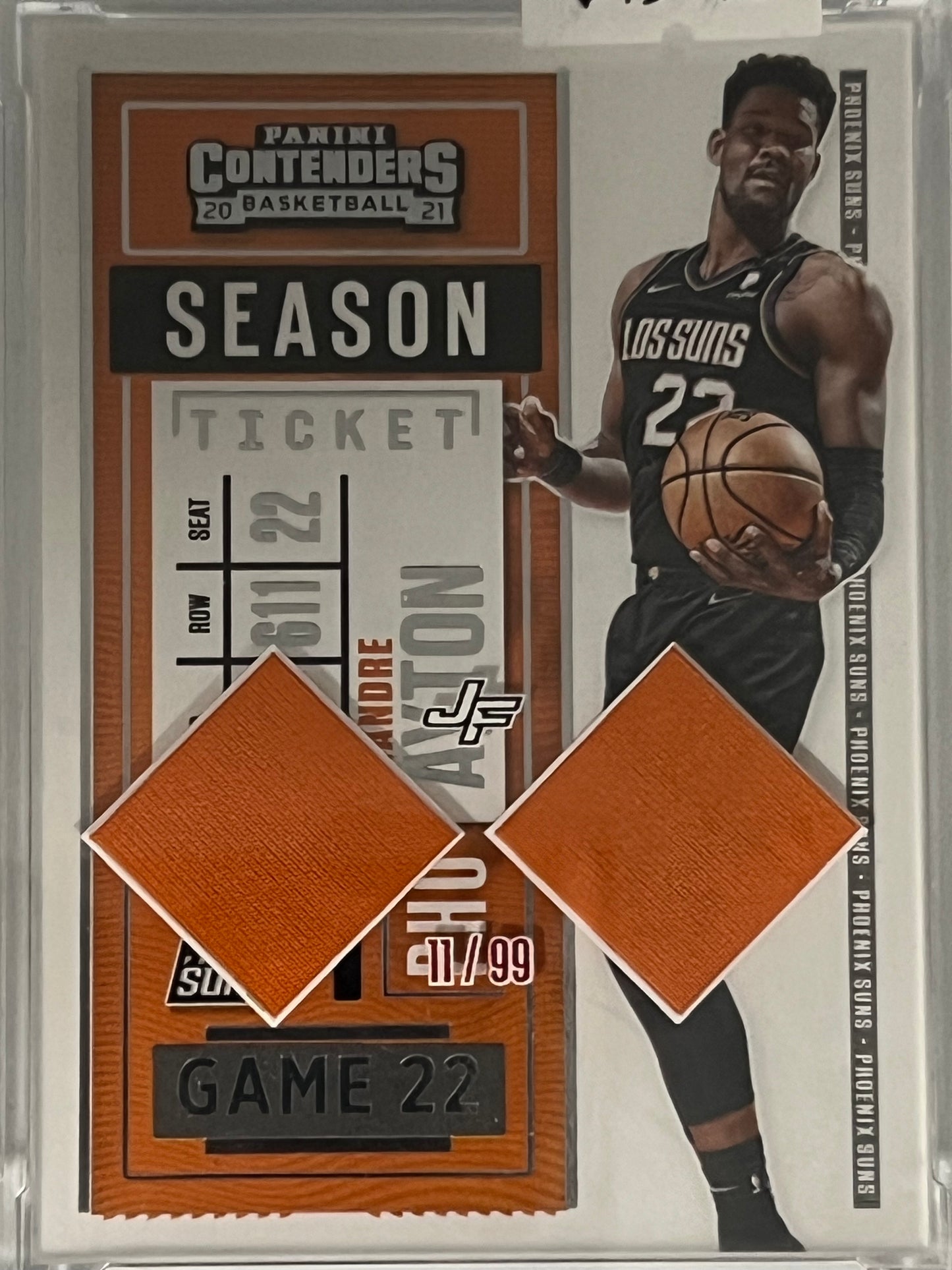 Basketball Deandre Ayton #16 (Jersey Fusion Season Ticket Game 22) 11/99