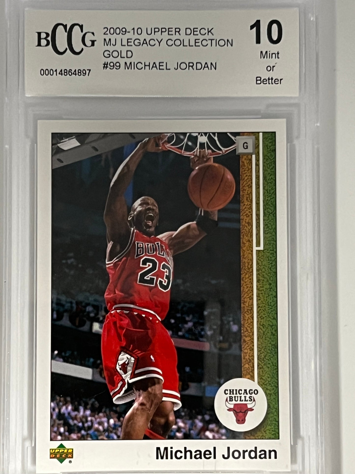 Basketball Michael Jordan #99 (MJ Legacy Collection Gold) Graded 10