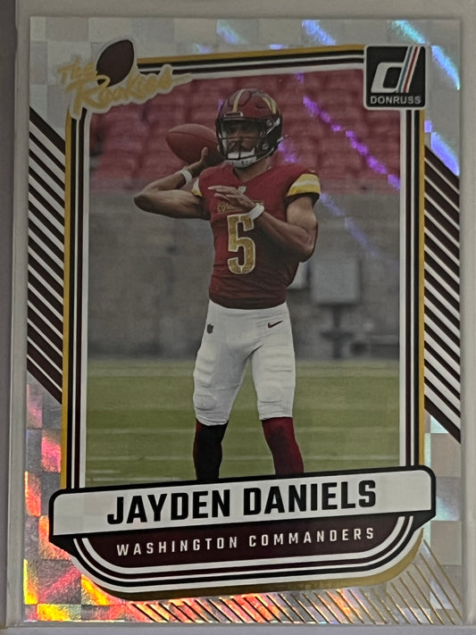 Football Jayden Daniels #TR-37 (Donruss Football)