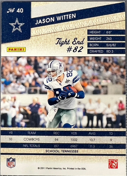 Football Jason Witten (Panini Threads 2011) #40