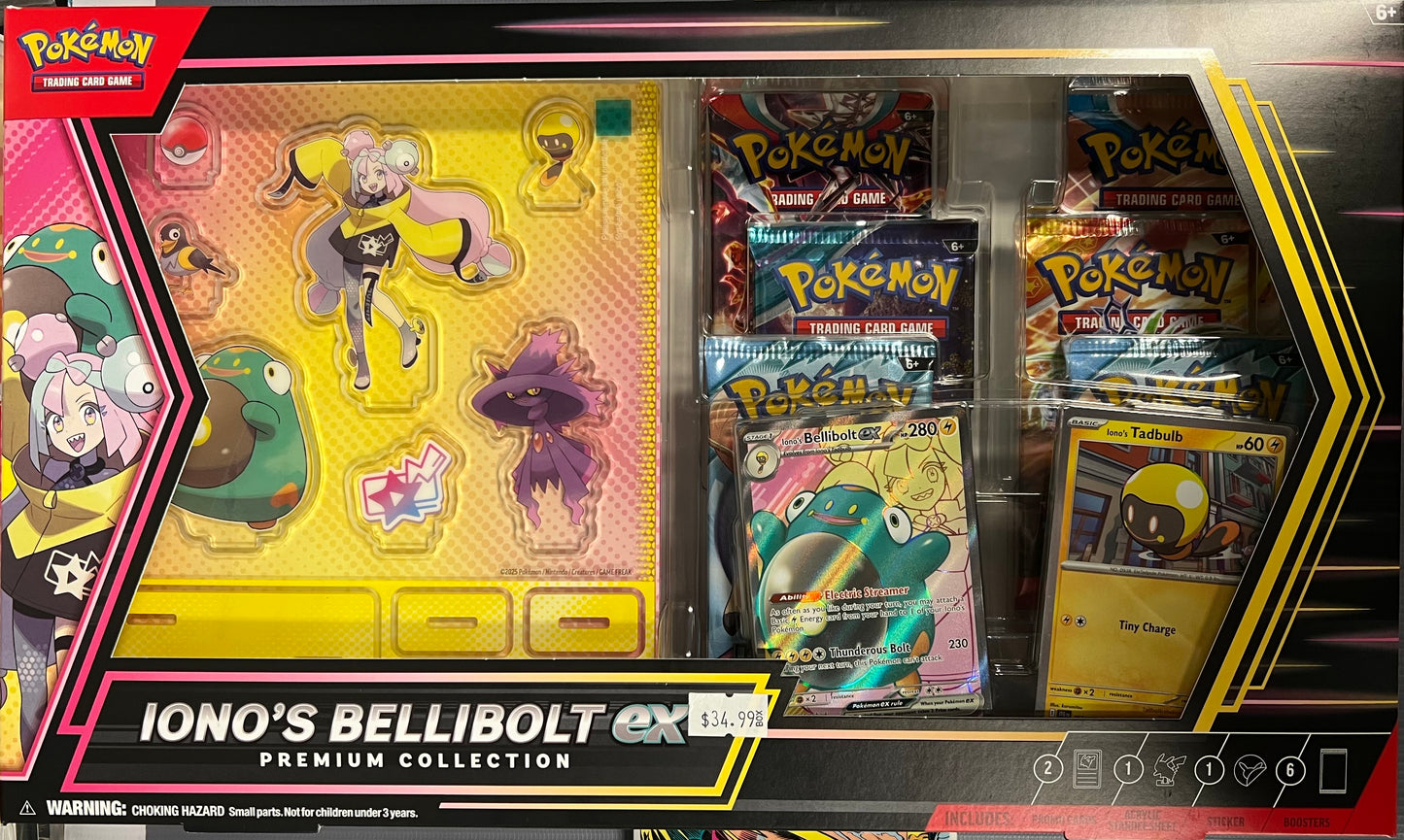 Pokemon Iono’s Bellibolt EX Premium Collection