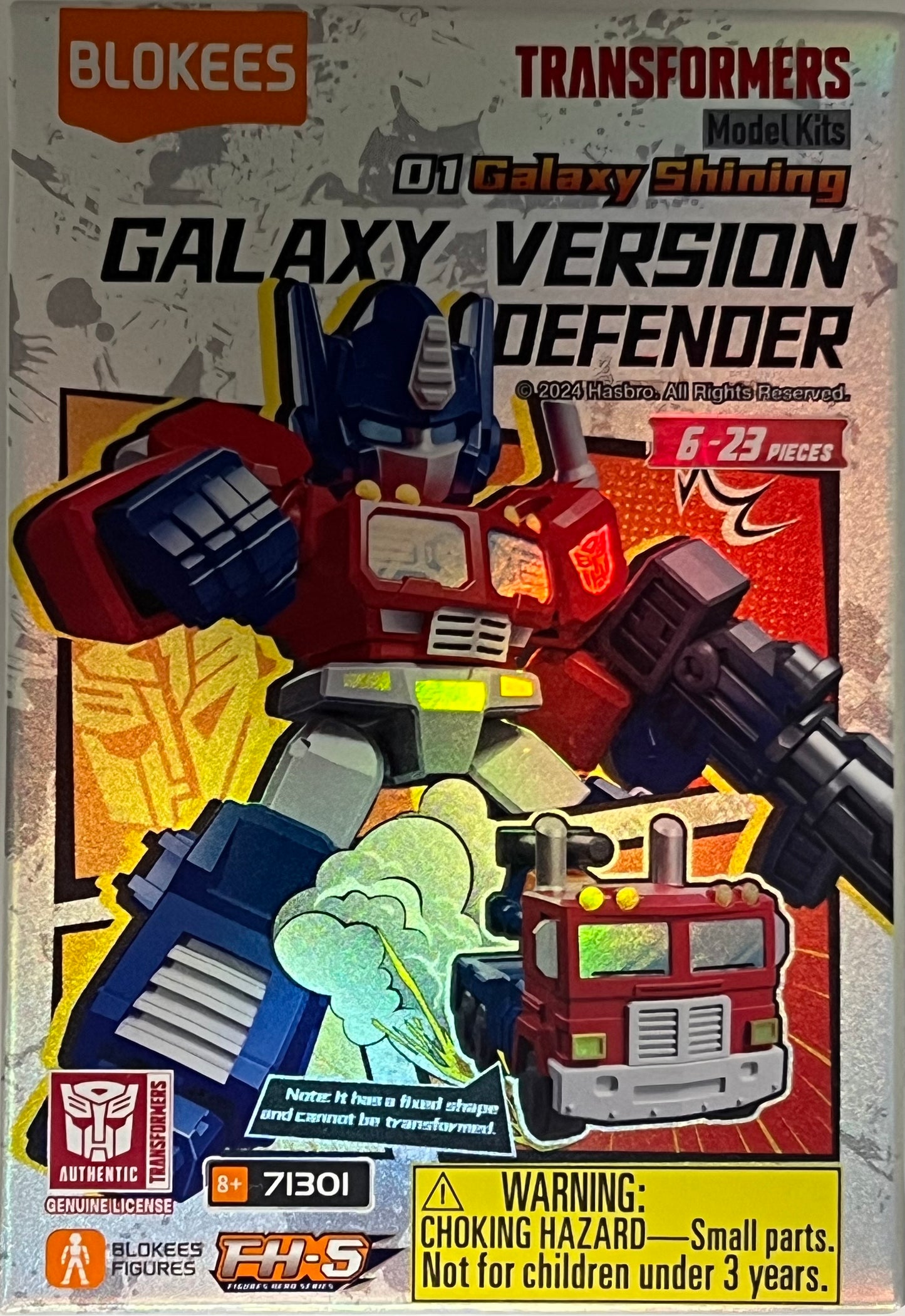 Blokees Transformers Galaxy Version Defender