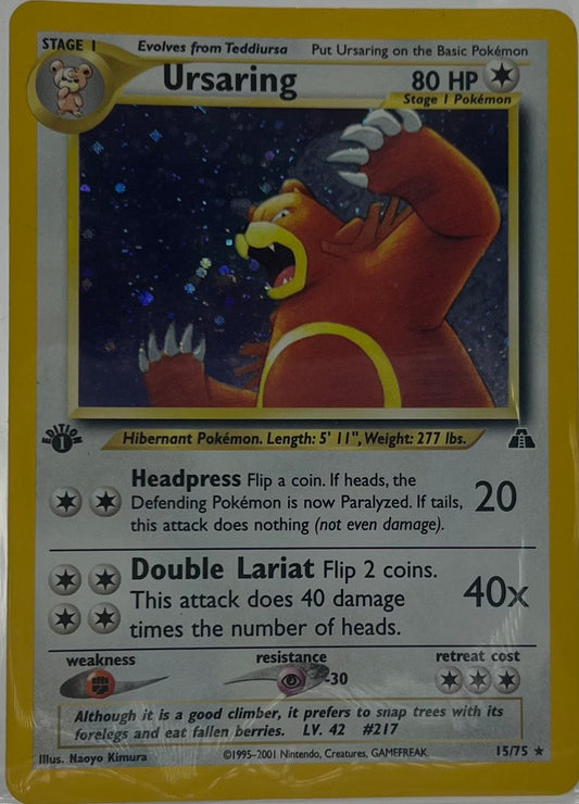 Ursaring 15/75 1st Edition (Neo Discovery)